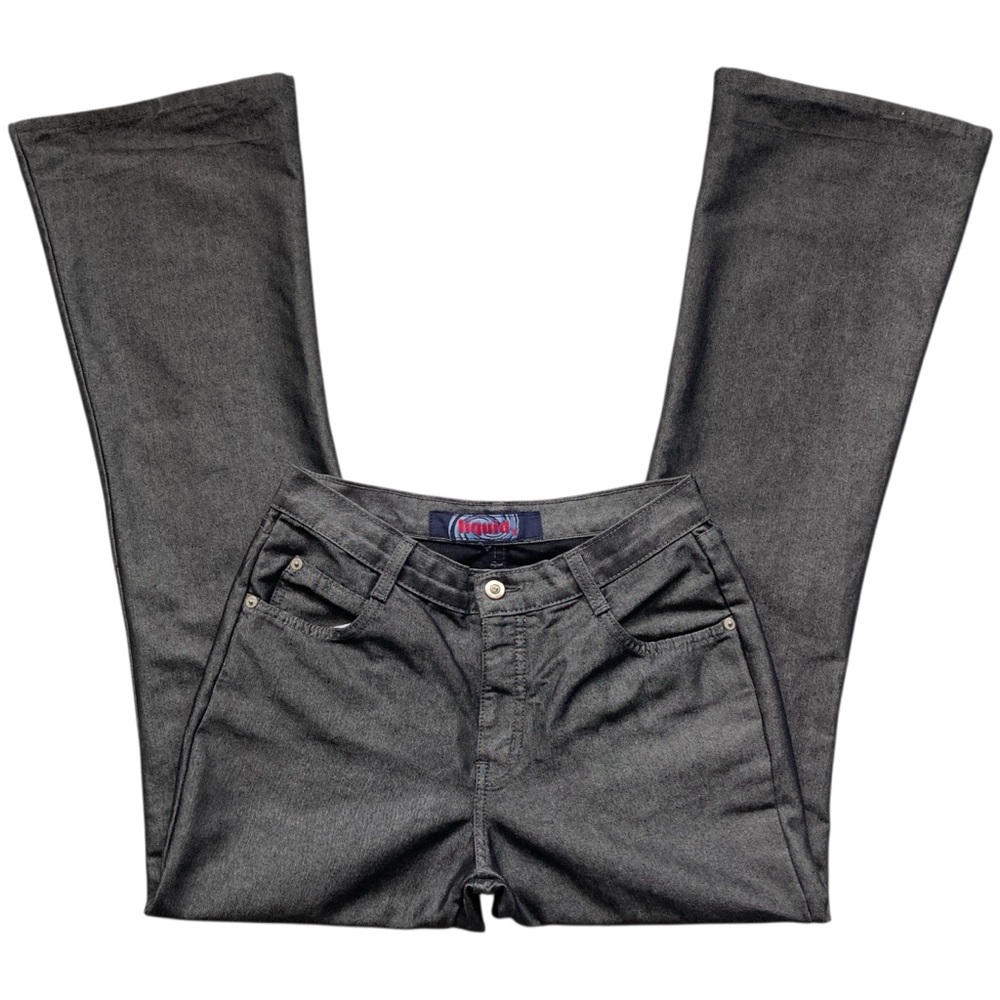 Vintage 90s Silver Flared Pants 🪙